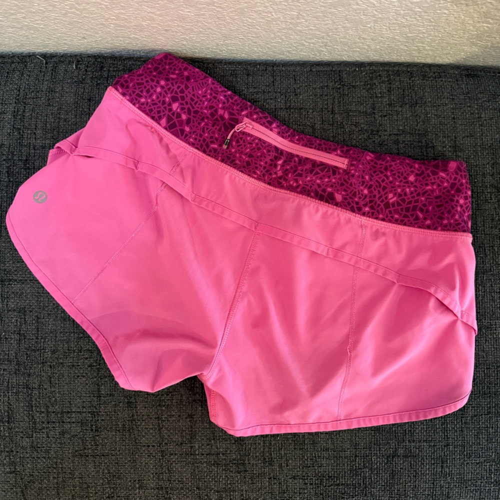 lululemon athletica Pink Athletic Shorts